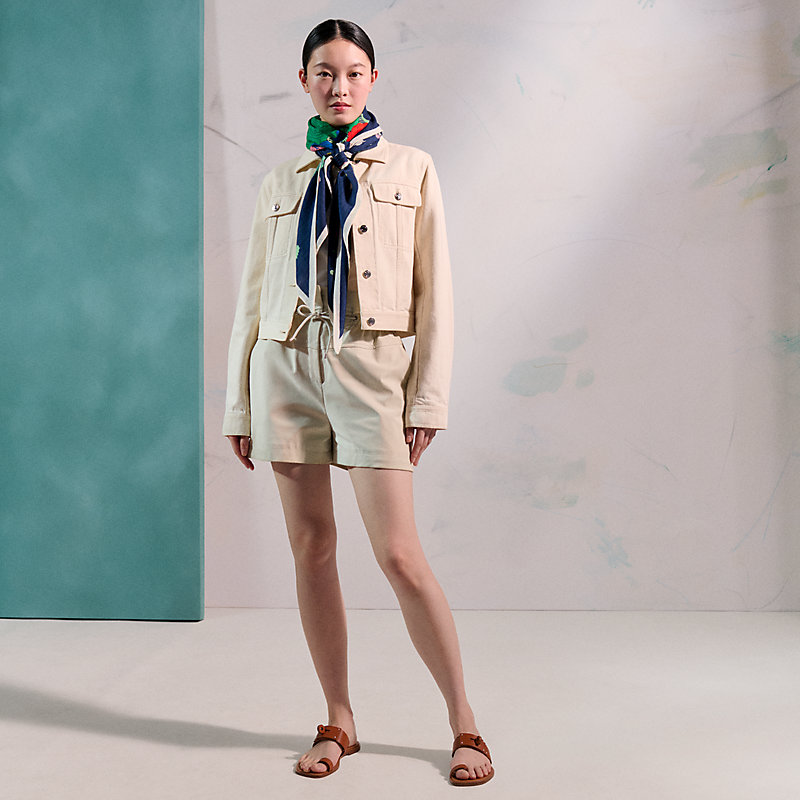 エルメス HERMES ROBE LEGERE H363936S ジャイアントトライアングル ショール HERMES Robe Legere ジャイアントトライアングル (HERMES/マフラー